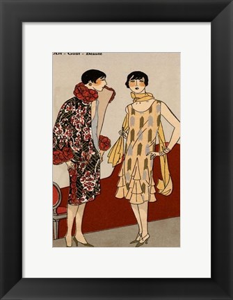 Framed Vintage Couture VII Print