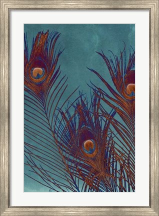 Framed Luxe Plumes I Print