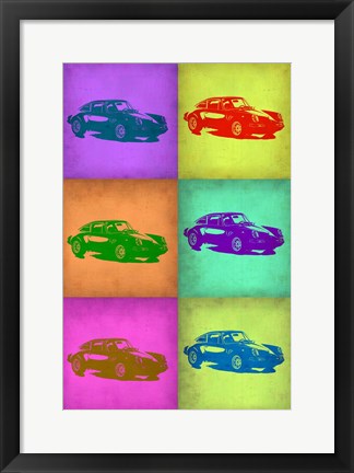 Framed Porsche Pop Art 2 Print