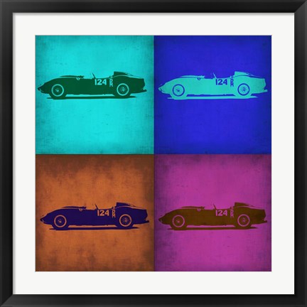 Framed Classic Ferrari Pop Art 1 Print