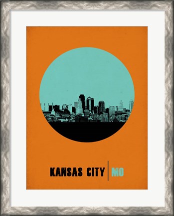 Framed Kansas City Circle 1 Print