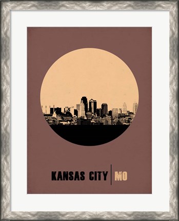 Framed Kansas City Circle 2 Print