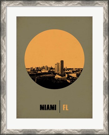 Framed Miami Circle 1 Print