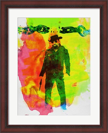 Framed Unchained Watercolor Print