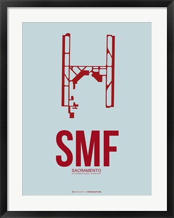 Framed SMF Sacramento 2 Print