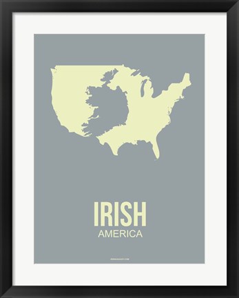 Framed Irish America 1 Print