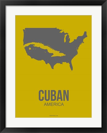 Framed Cuban America 3 Print