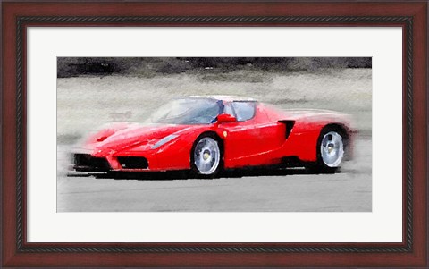 Framed 2002 Ferrari Enzo Print