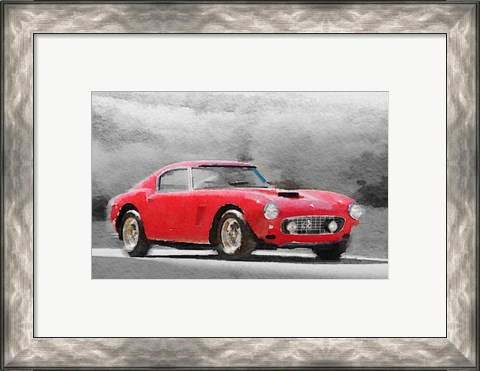 Framed 1960 Ferrari 250 GT SWB Print