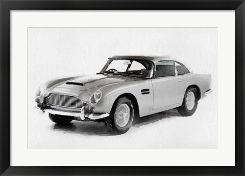 Framed 1964 Aston Martin DB5 Print