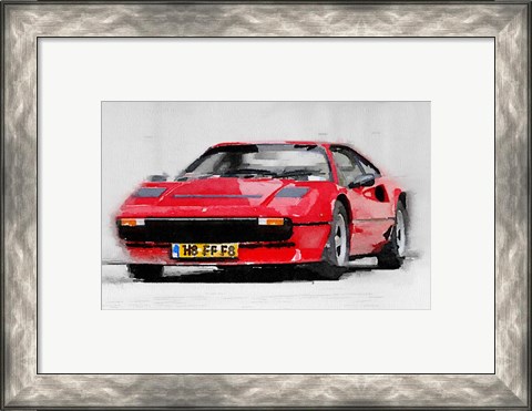Framed Ferrari 208 GTB Turbo Print