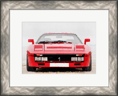 Framed 1980 Ferrari 288 GTO Front Print