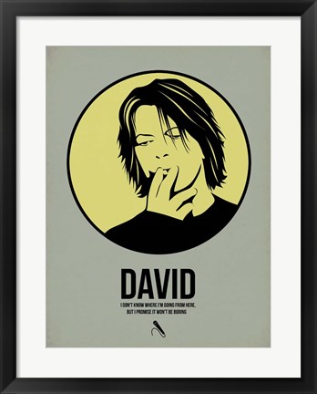 Framed David  4 Print