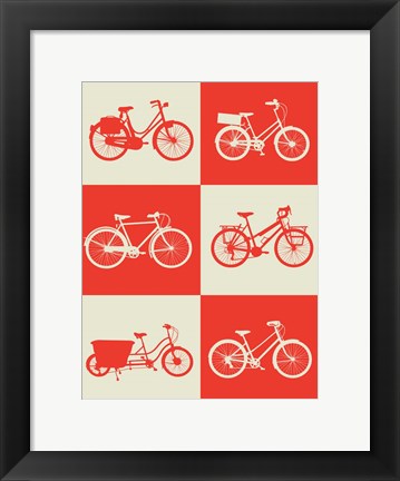 Framed Bicycle Collection 1 Print