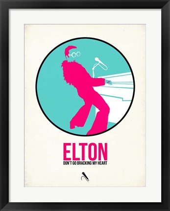 Framed Elton Print