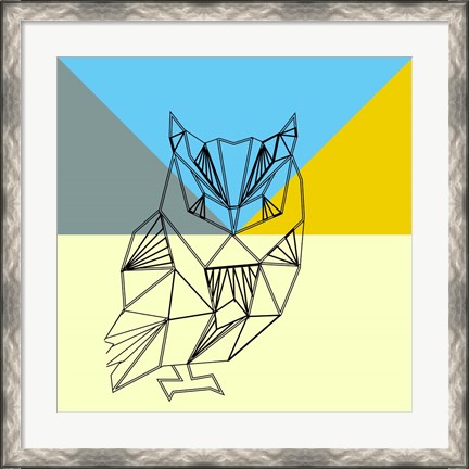 Framed Party Owl Print