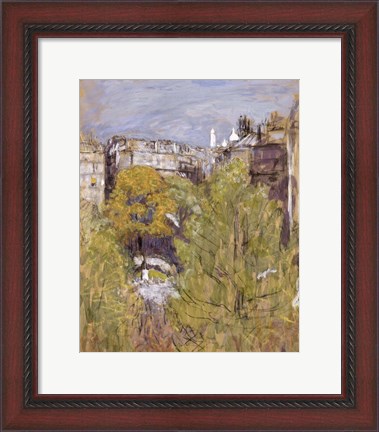 Framed Sacre-Coeur Seen from the Painter&#39;s Window Before 1940 Print