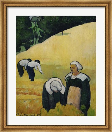 Framed Harvest, 1888 Print