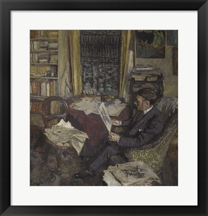 Framed Henri Xavier Fontaine, 1920 Print