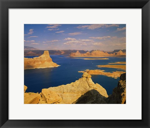 Framed Gunsight Butte, Glen Canyon National Recreation Area, Arizona Print