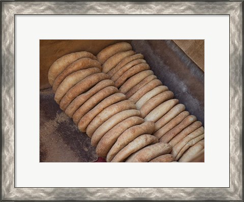 Framed Bread Baked in Oven, Fes, Morocco Print