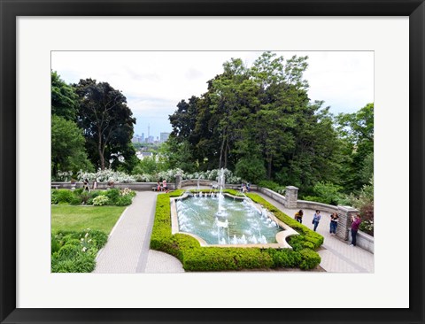 Framed Casa Loma Gardens, Toronto, Ontario, Canada Print