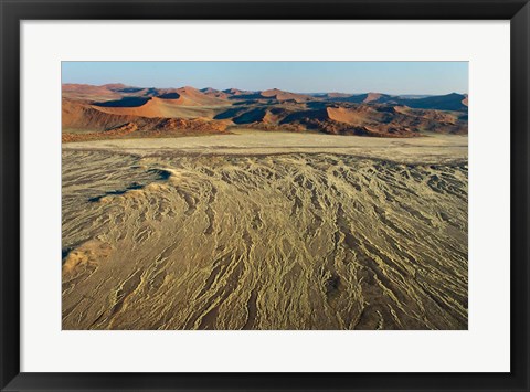 Framed Sossusvlei, Namib Desert, Namib-Naukluft National Park Print