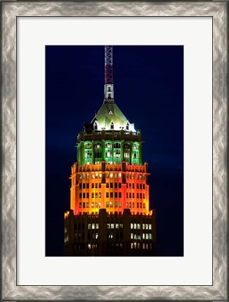 Framed Tower Of The Americas, San Antonio, Texas Print