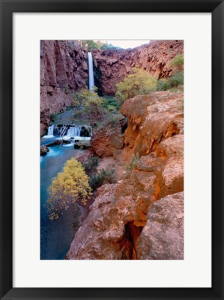 Framed Havasu Falls, Grand Canyon National Park, Arizona Print