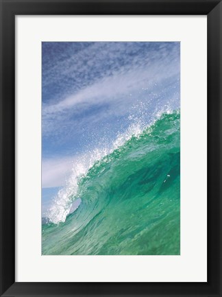 Framed Splashing Wave Print