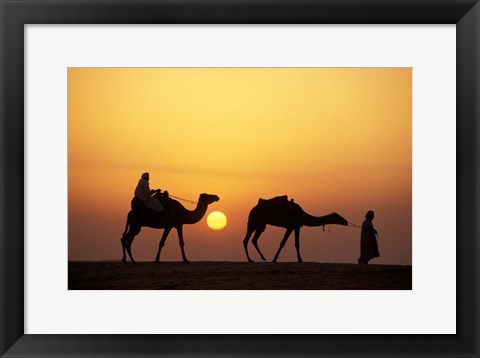 Framed Caravan, Morocco Print