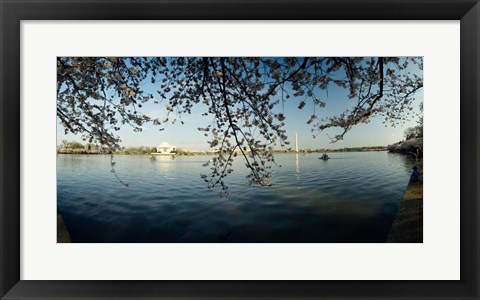 Framed Jefferson Memorial, Potomac River, Washington DC Print