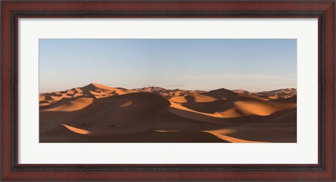 Framed Erg Chebbi Dunes Errachidia Province, Meknes-Tafilalet, Morocco Print