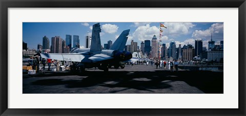 Framed Intrepid Sea Air Space Museum, USS Intrepid, NYC Print