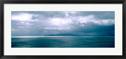 Framed Storm Clouds over New Zealand Print