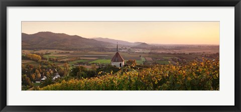 Framed Olbergkapelle Chapel, Black Forest, Baden-Wurttemberg, Germany Print