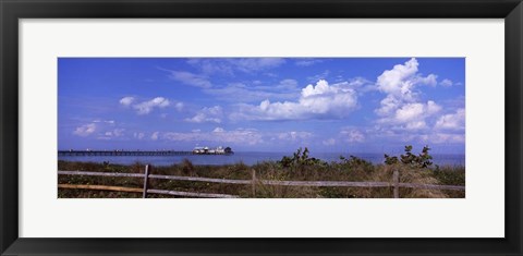 Framed Anna Maria Island City Pier, Tampa Bay, Florida Print
