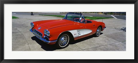 Framed 1959 Corvette Print