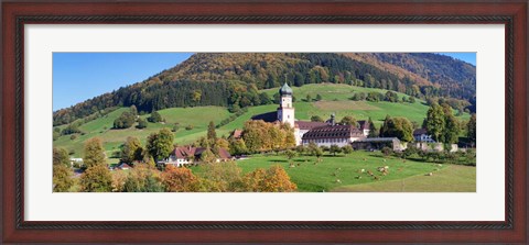 Framed St. Trudpert&#39;s Abbey, Black Forest, Baden-Wurttemberg, Germany Print