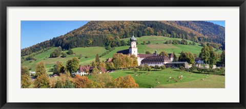 Framed St. Trudpert&#39;s Abbey, Black Forest, Baden-Wurttemberg, Germany Print