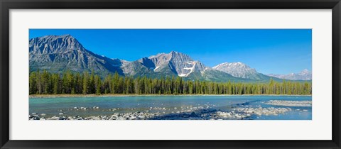 Framed Athabasca River, Icefields Parkway, Jasper National Park, Alberta, Canada Print