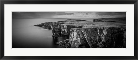 Framed Sea Stacks, Yesnaby, Orkney, Scotland Print