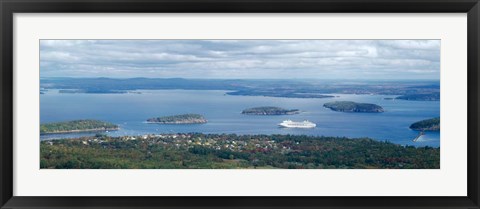 Framed Frenchman&#39;s Bay Bar Harbor, ME Print