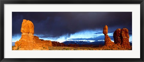 Framed Thunderstorm Arches National Park, UT Print