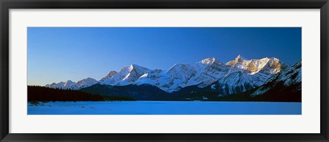Framed Kananaskis Lake at Sunrise, Alberta, Canada Print