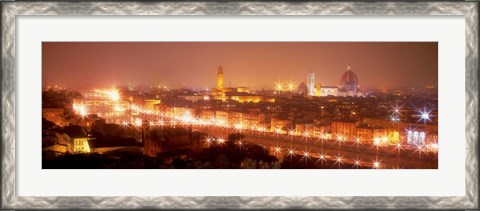 Framed Arno River, Florence, Italy Print