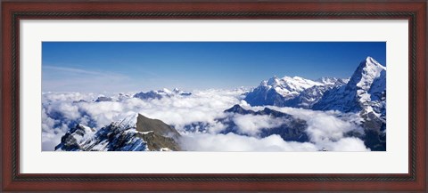 Framed Swiss Alps, Switzerland (close-up) Print