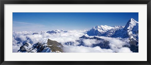 Framed Swiss Alps, Switzerland (close-up) Print