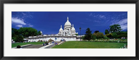 Framed Sacre Coeur Cathedral, Paris, France Print
