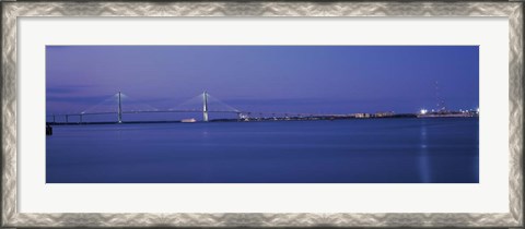 Framed Arthur Ravenel Jr. Bridge, Cooper River, Charleston, South Carolina Print